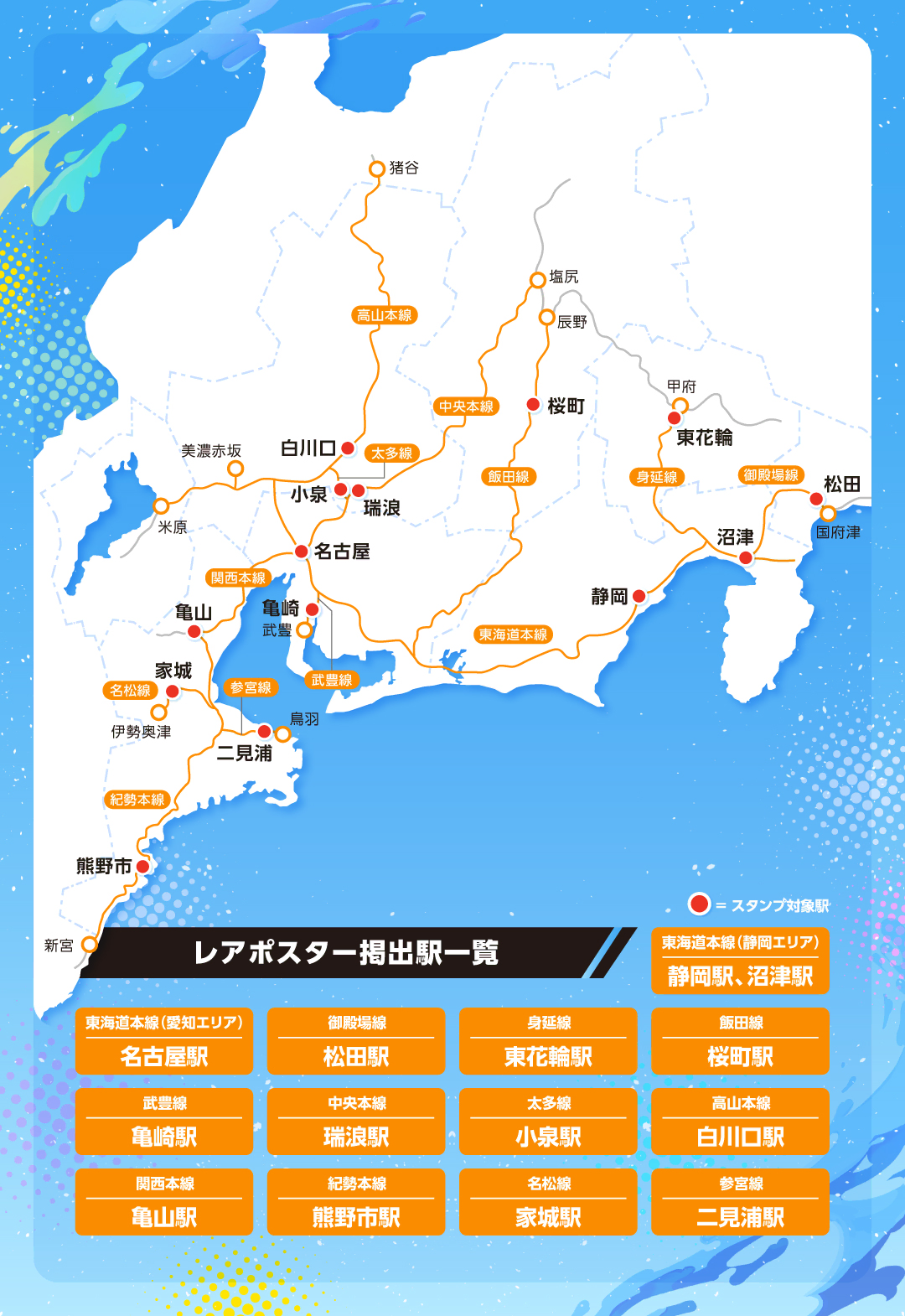 レアポスター掲出駅